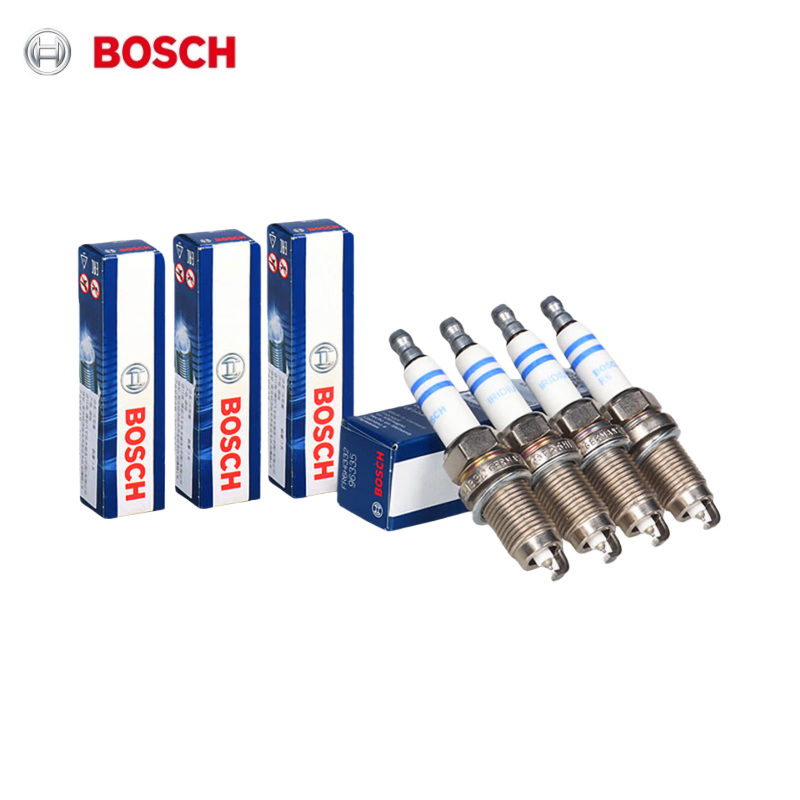 Bosch Spark Plug Platinum - 4 bougies d'allumage double platine Bosch