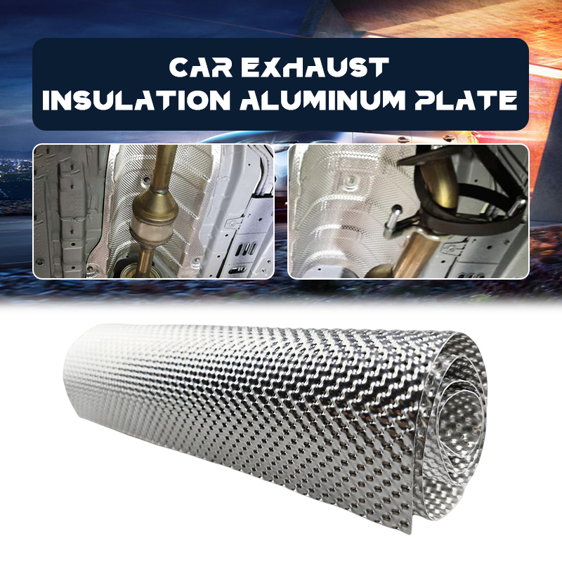 Exhaust Wrap Titanium - Bouclier thermique arrangpour moto et voiture,