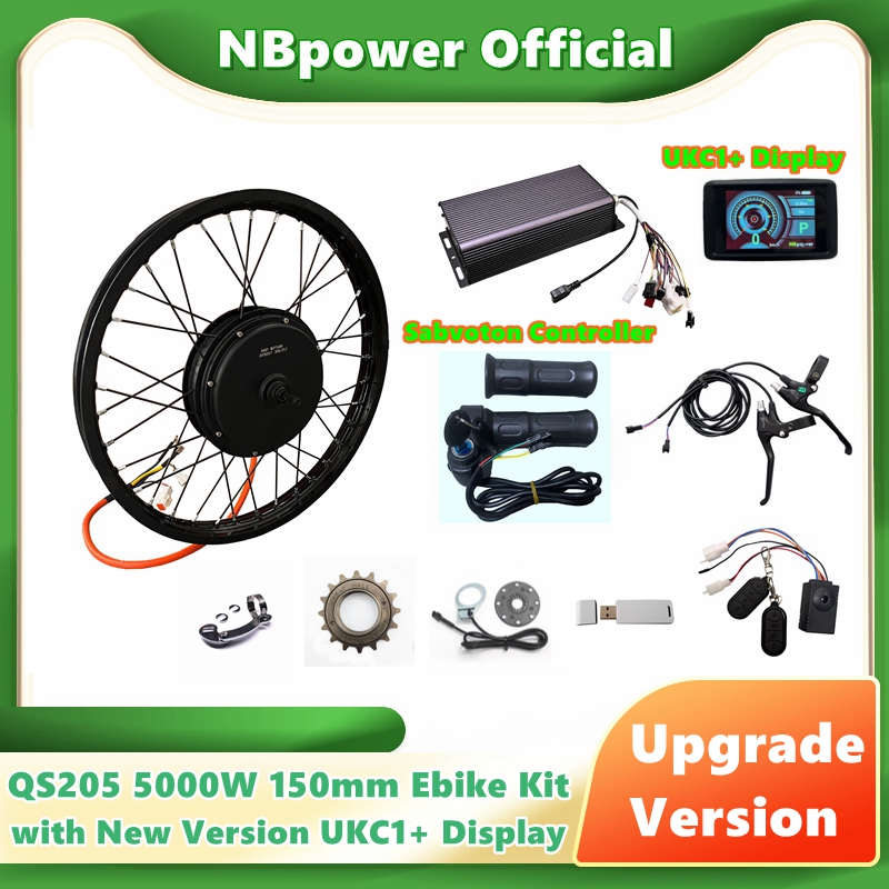 Motorcycle Gear Kit - NBpower/QS205 5000W V3 150mm moteur de