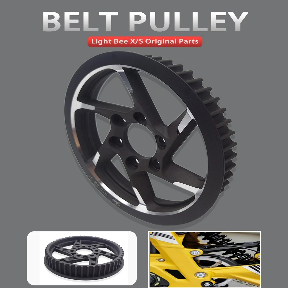 Motorcycle Gear Brand - Poulie de courroie arrière pour engrenage