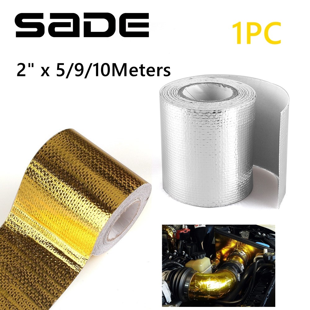 Exhaust Wrap Titanium - Or Bande D'échappement Thermique 5/9/10M D'admission