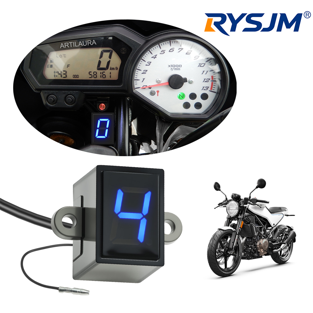 Motorcycle Gear Selector - Indicateur de vitesse numérique universel pour