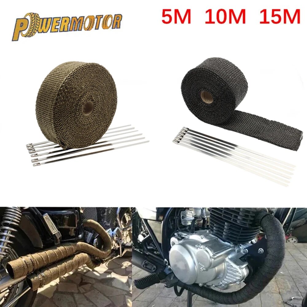 Bande thermique d'échappement  - Exhaust Wrap Titanium avis et prix
