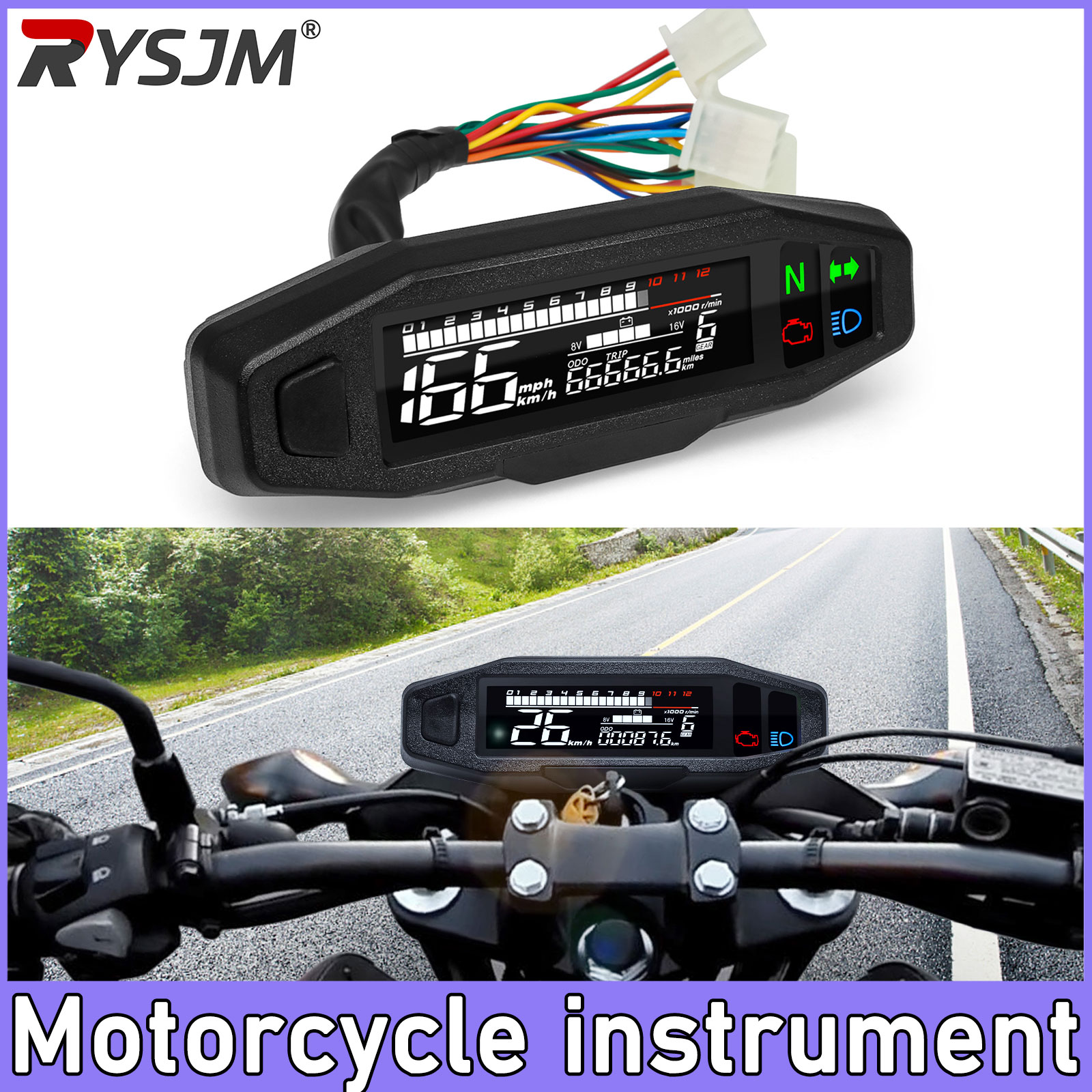 Compteur de vitesse universel  - Gear Indicator Display avis et prix
