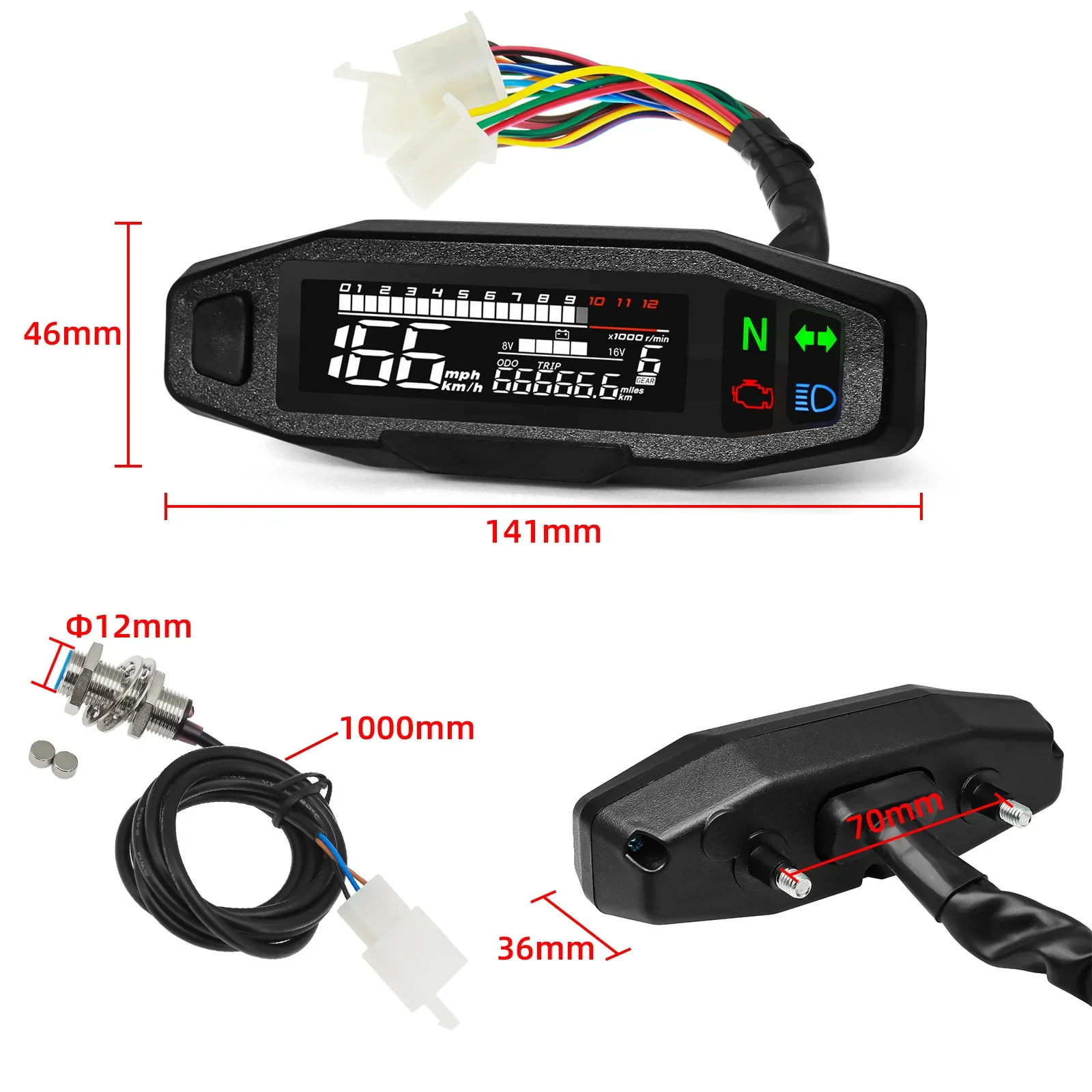 Compteur de vitesse universel  - Gear Indicator Display avis et prix
