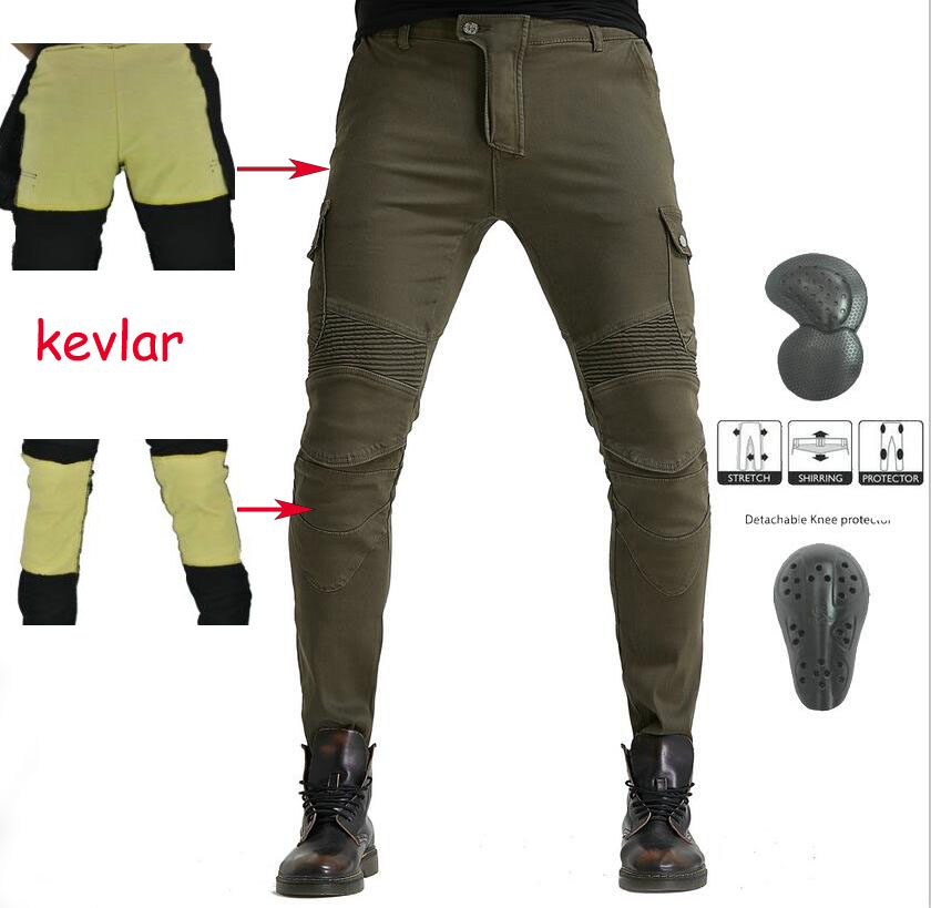 Jean de cyclisme en velours po - Motorcycle Wearing Gear avis et prix