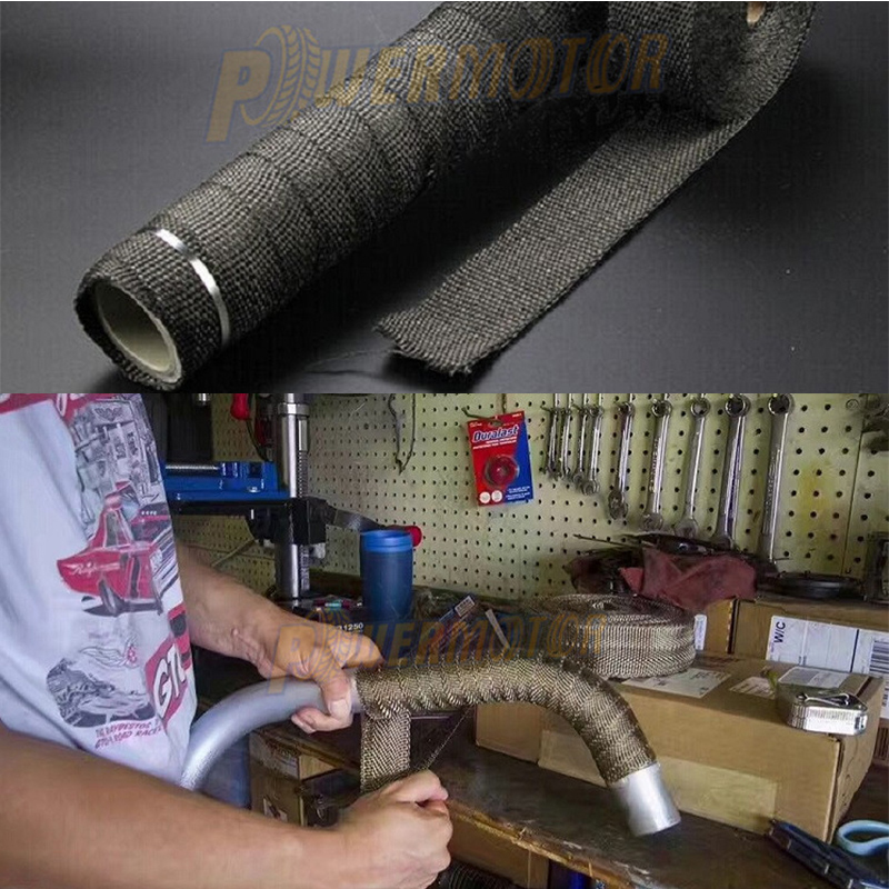 Enduro moto silencieux d'échap - Exhaust Wrap Titanium avis et prix