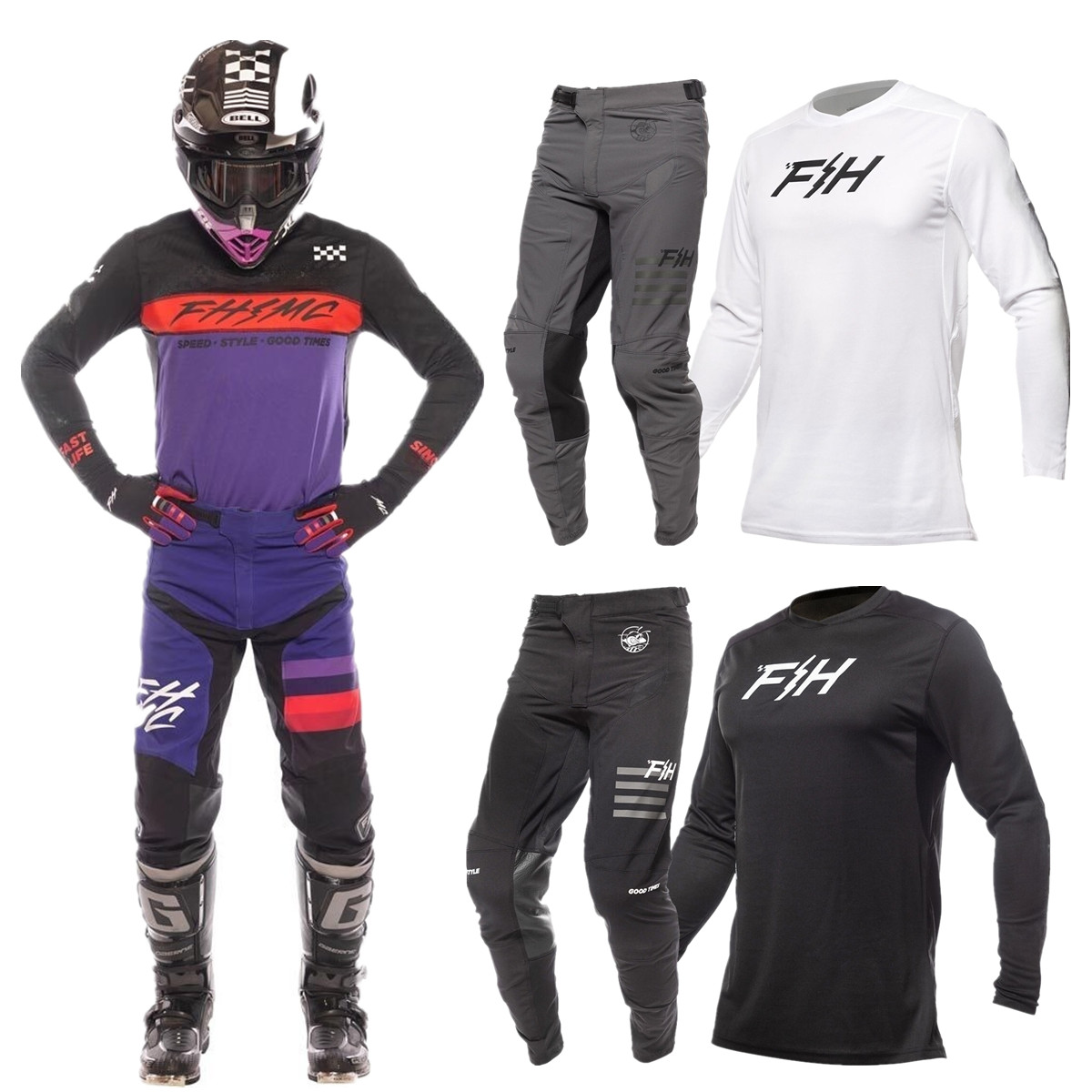 Ensemble d'équipement de Motoc - Motorcycle Wearing Gear avis et prix