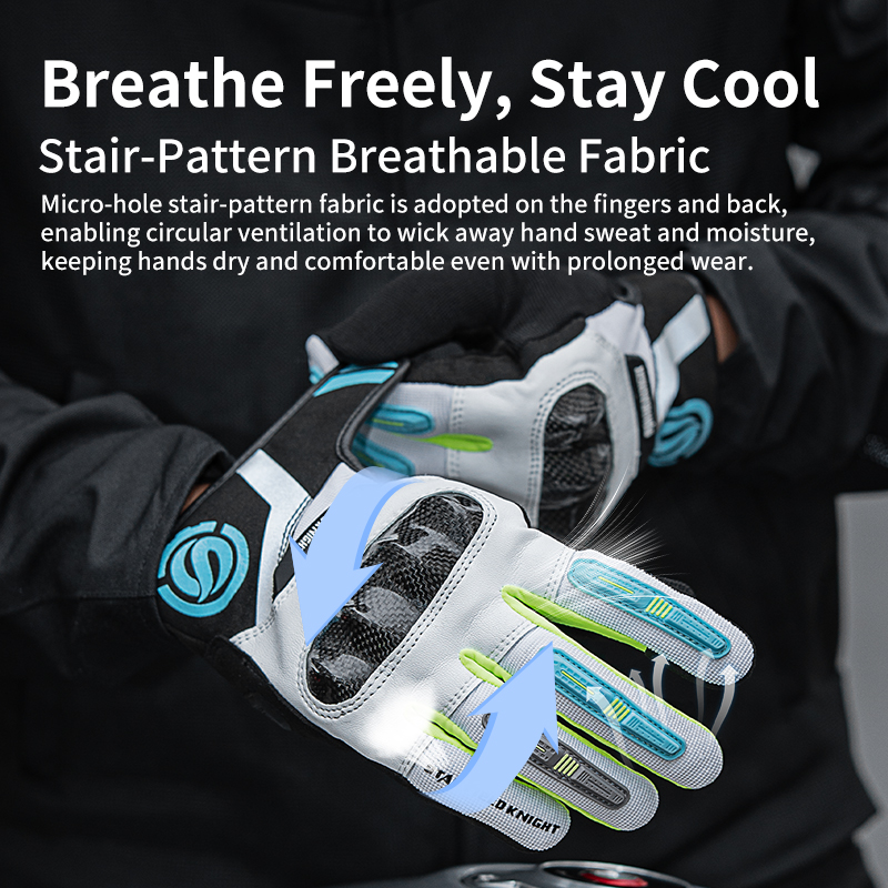Gants de moto en fibre de carb - Motorcycle Wearing Gear avis et prix