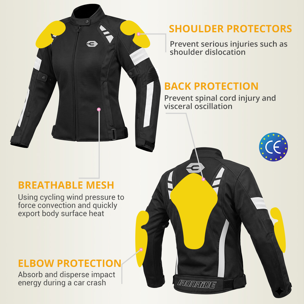 Vestes de moto pour femmes, re - Motorcycle Wearing Gear avis et prix