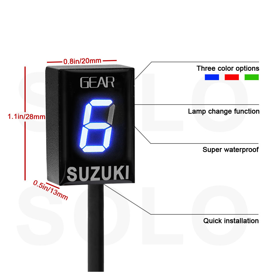 Pour SUZUKI DL650 v-strom DL 6 - Gear Indicator Display avis et prix